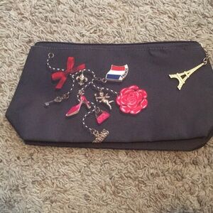 Lancôme cosmetic bag brown new